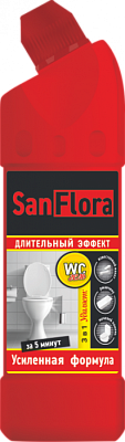 Жидкое чистящее средство «Sanflora» WC gel