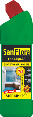 Жидкое чистящее средство «Sanflora» Универсал Лимон