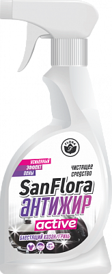 Жидкое чистящее средство «SanFlora Антижир active»